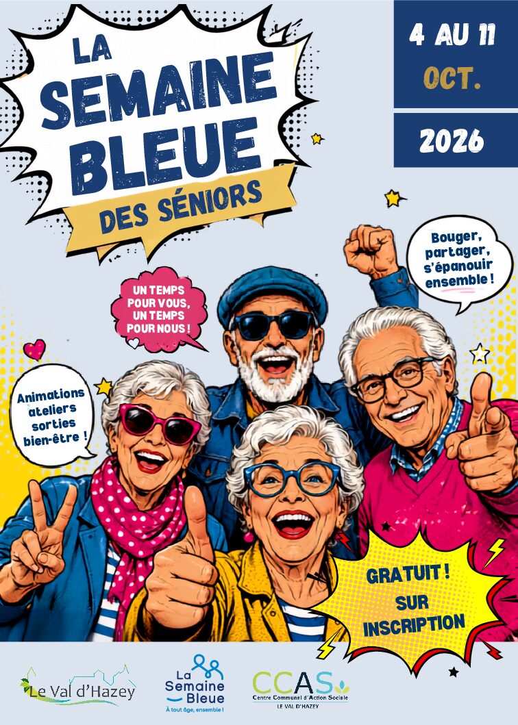 💙 Semaine Bleue 2026 : les inscriptions sont ouvertes !