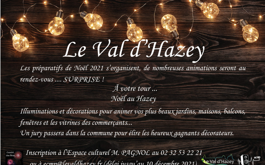 Concours illuminations « Noël au Hazey »