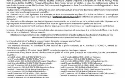 📢 AVIS D’ENQUÊTE PUBLIQUE – PPRI de la Seine dans l’Eure