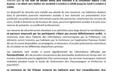 Communiqué de Presse du Maire