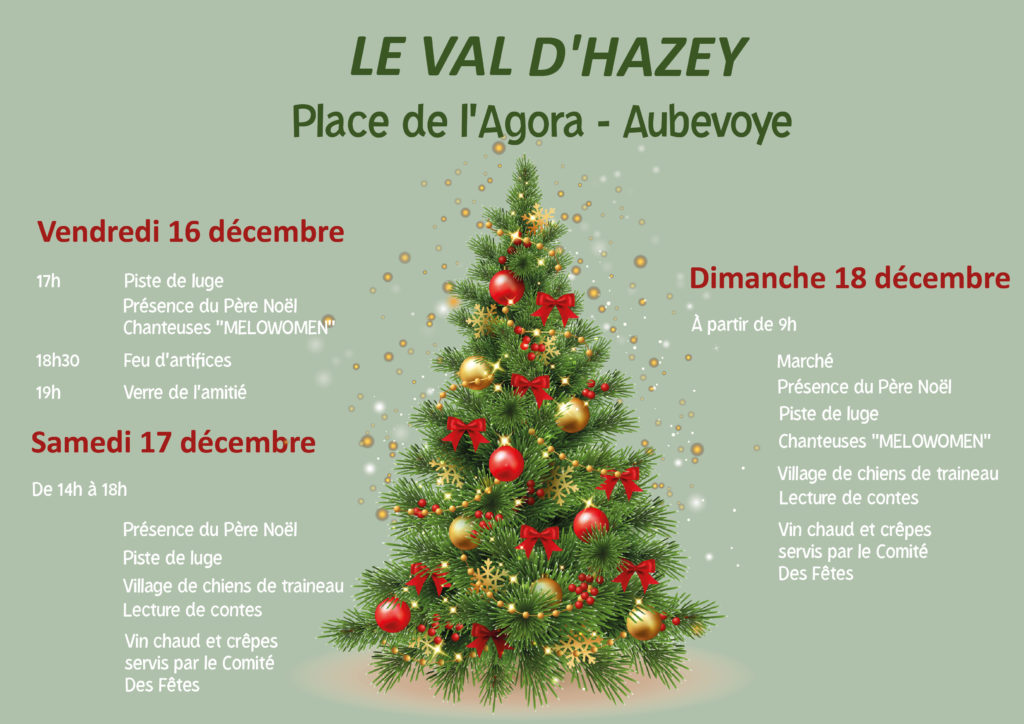 Idée de sortie "Noël au Hazey" la 2ème édition • Commune nouvelle du